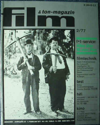 FILM UND TON-MAGAZIN magazine side cover February 1977
