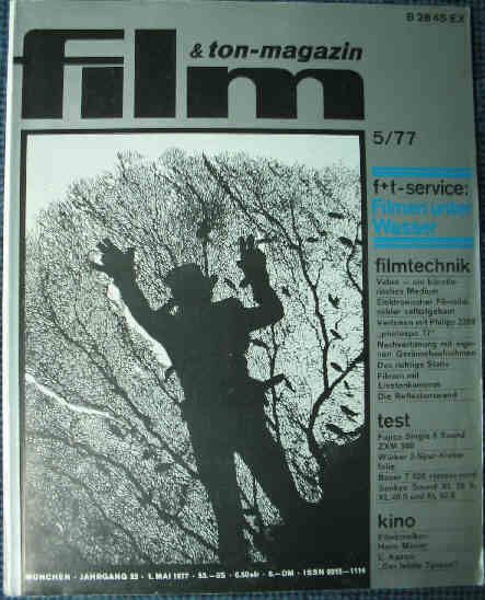 FILM UND TON-MAGAZIN magazine side cover May 1977