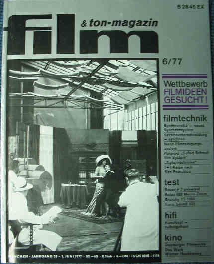 FILM UND TON-MAGAZIN magazine side cover June 1977