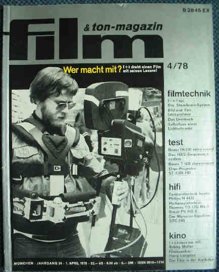 FILM UND TON-MAGAZIN magazine side cover April 1978
