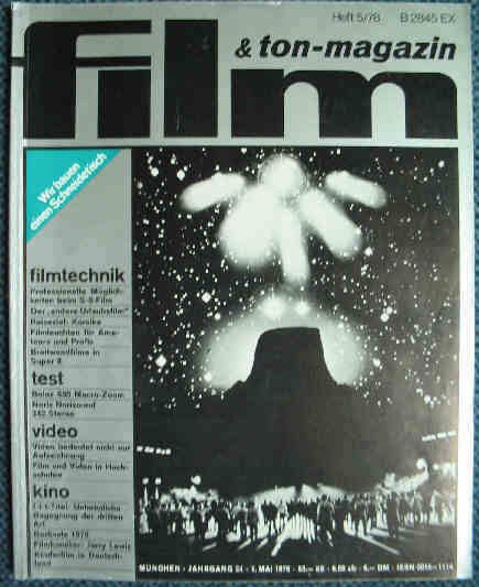 FILM UND TON-MAGAZIN magazine side cover May 1978