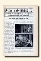 FILM UND LICHTBILD magazine side cover Issue 4  1912