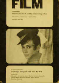 FILM RASSEGNA INTERNAZIONALE DI CRITICA CINEMATOGRAFICA magazine side cover Issue 1 August 1955