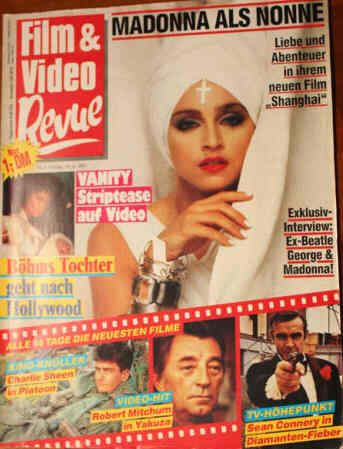 FILM UND VIDEO REVUE magazine side cover April 1987