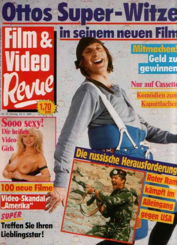 FILM UND VIDEO REVUE magazine side cover 26 June 1987