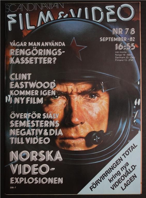 SCANDINAVIAN FILM AND VIDEO magazine side cover Issue 7/8  1982