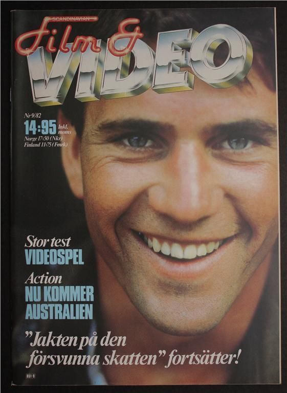 SCANDINAVIAN FILM AND VIDEO magazine side cover Issue 9  1982