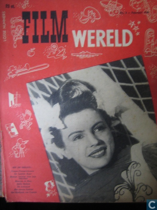 FILM WERELD magazine side cover Issue 8 February 1946
