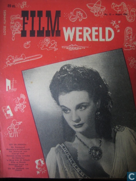 FILM WERELD magazine side cover Issue 12 March 1946