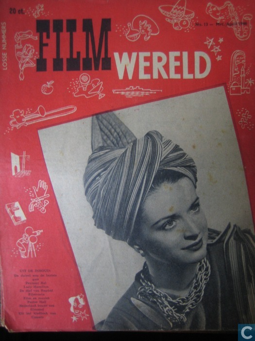 FILM WERELD magazine side cover Issue 13 March 1946