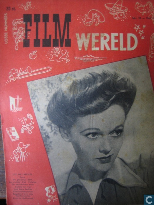 FILM WERELD magazine side cover Issue 20 May 1946