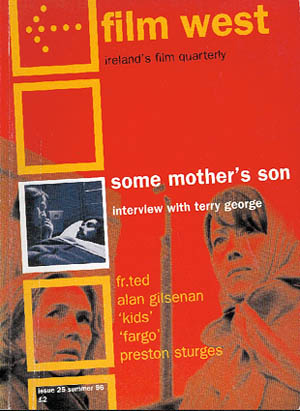 FILM WEST magazine side cover Issue 25  