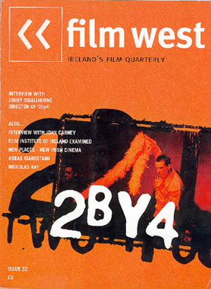 FILM WEST magazine side cover Issue 32  