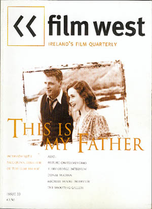 FILM WEST magazine side cover Issue 33  