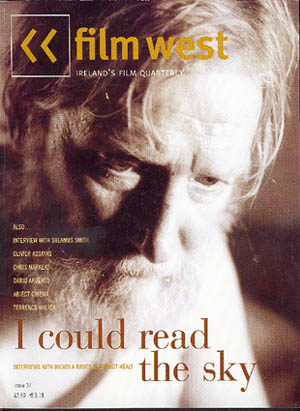 FILM WEST magazine side cover Issue 37  