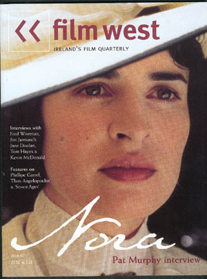 FILM WEST magazine side cover Issue 40  