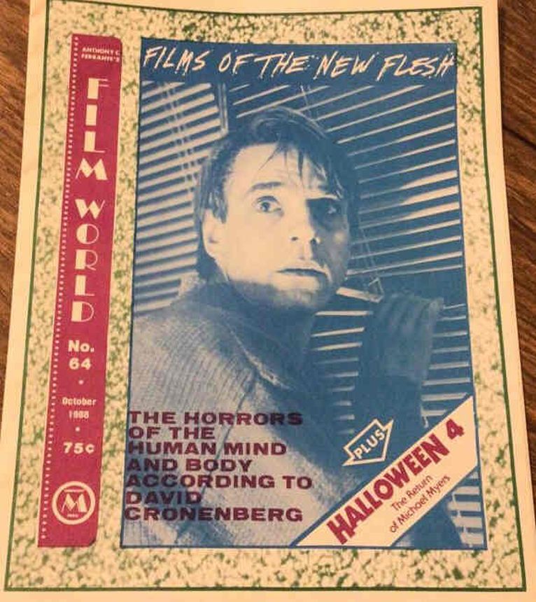 FILM WORLD (USA) magazine side cover Issue 64 October 1988