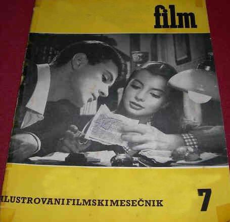 FILM (Yu) magazine side cover Issue 7  1957