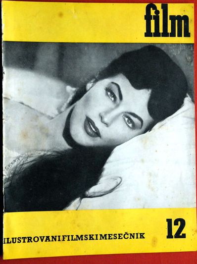 FILM (Yu) magazine side cover Issue 12  1959