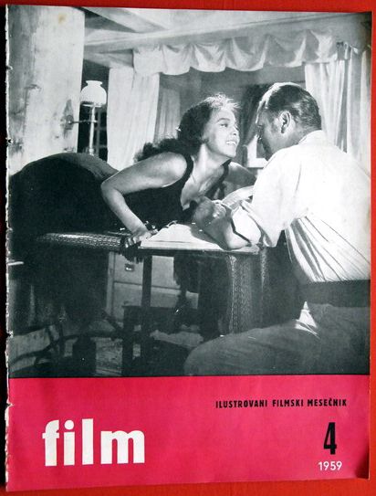 FILM (Yu) magazine side cover Issue 4  1959