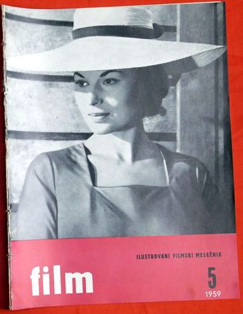 FILM (Yu) magazine side cover Issue 5  1959