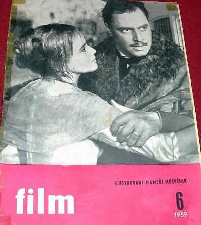 FILM (Yu) magazine side cover Issue 6  1959