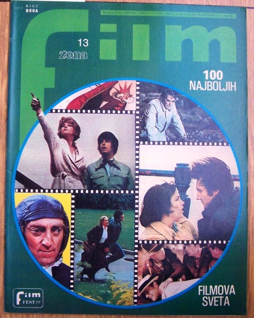 FILM (Yu) magazine side cover Issue 13  1977