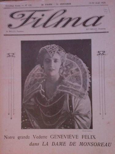 FILMA magazine side cover Issue 128 15-30 April 1923