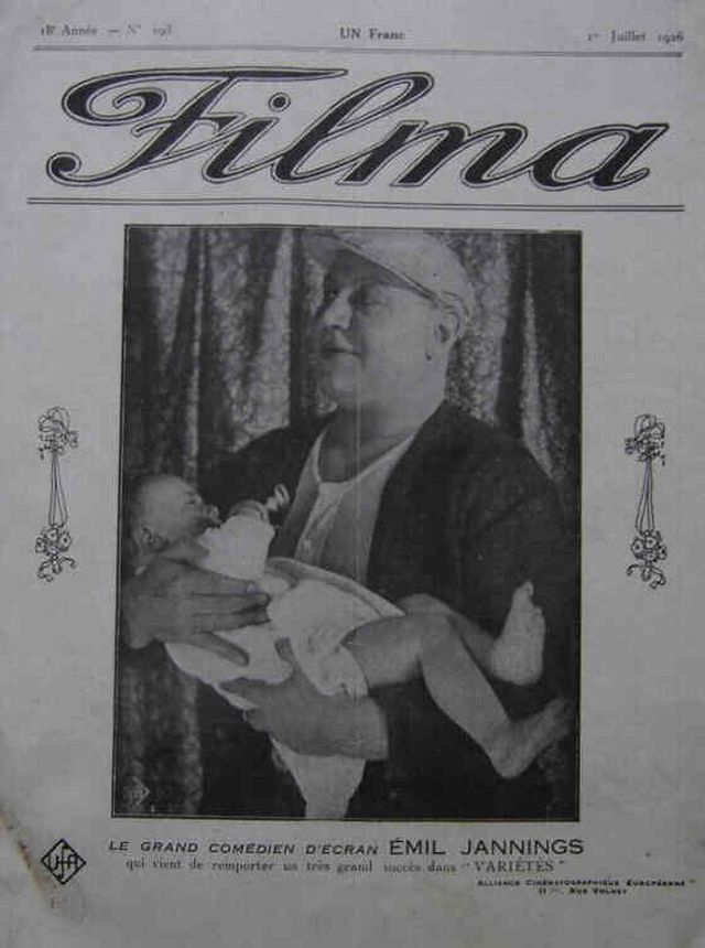 FILMA magazine side cover Issue 193 1 July 1926
