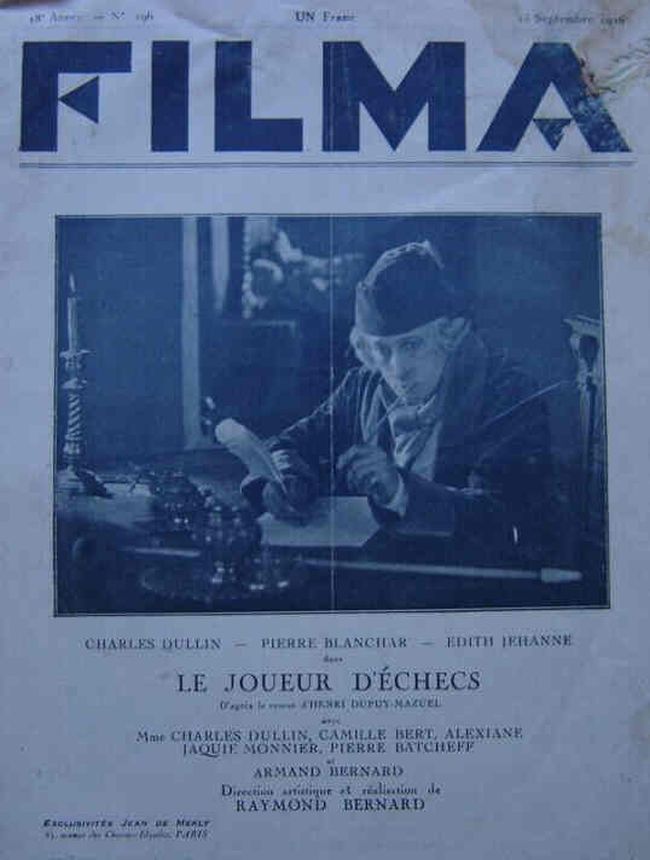 FILMA magazine side cover Issue 196 15 September 1926