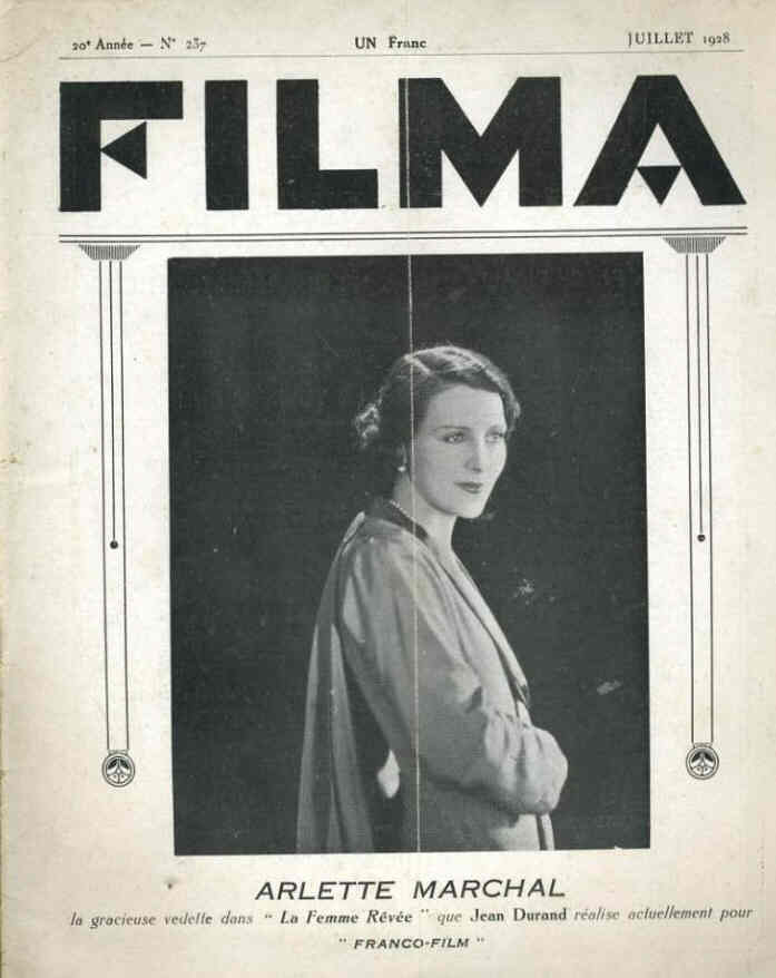 FILMA magazine side cover Issue 237  July 1928