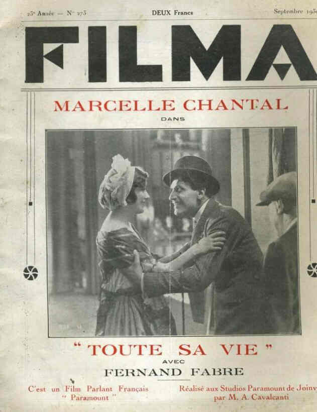 FILMA magazine side cover Issue 273  September 1930