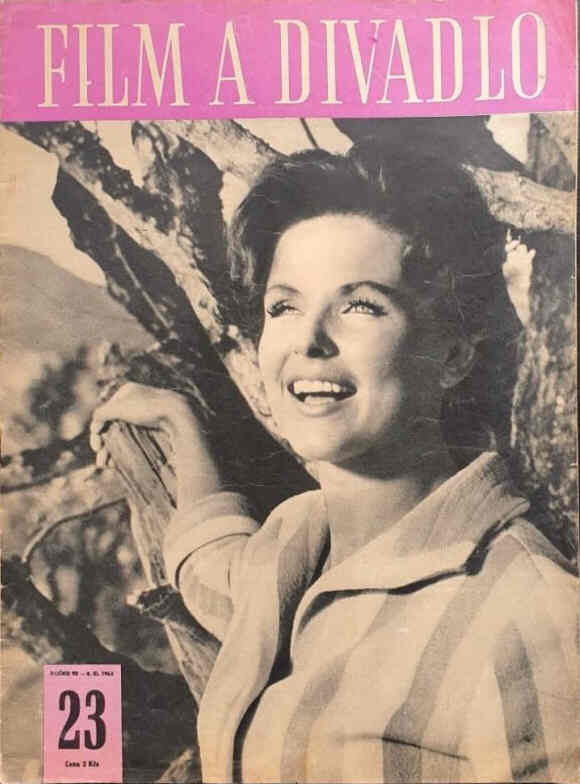 FILM A DIVADLO magazine side cover Issue 23   1963
