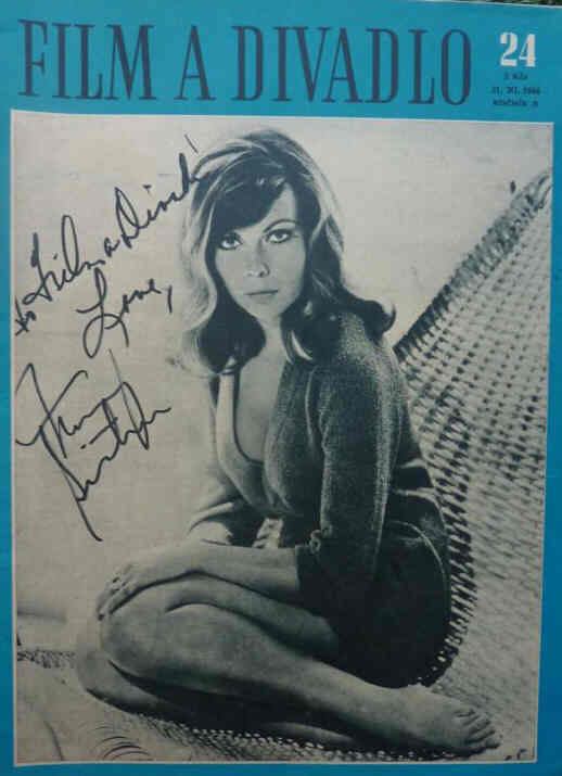 FILM A DIVADLO magazine side cover Issue 24 21 November 1966