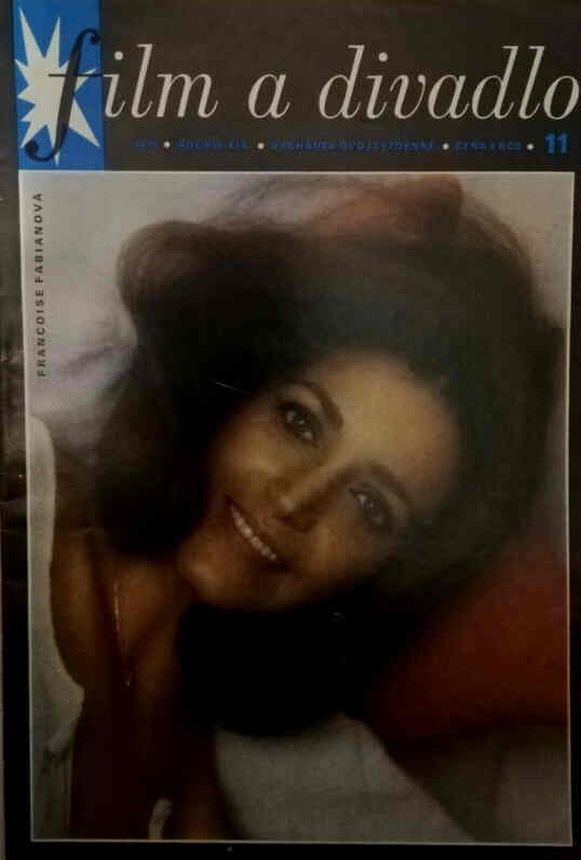FILM A DIVADLO magazine side cover Issue 11   1975