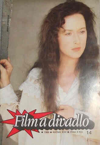 FILM A DIVADLO magazine side cover Issue 14  1986