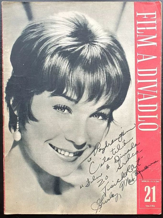 FILM A DIVADLO magazine side cover Issue 21  October 1963