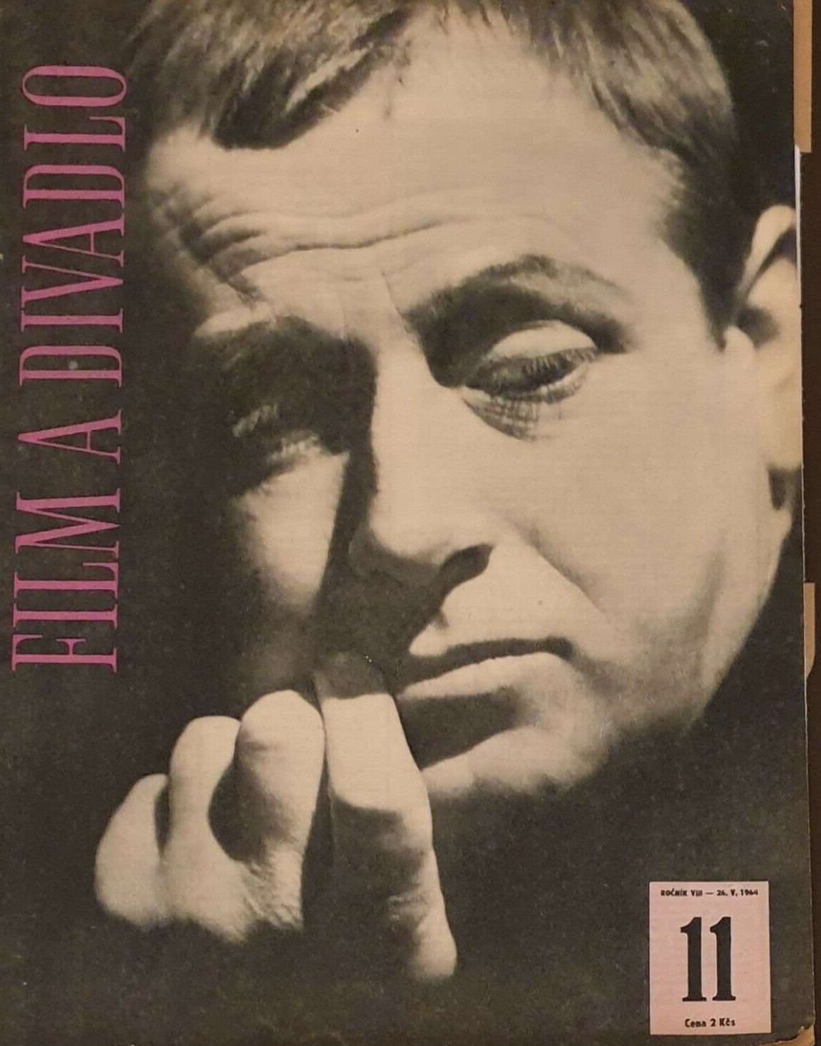 FILM A DIVADLO magazine side cover Issue 11  May 1964
