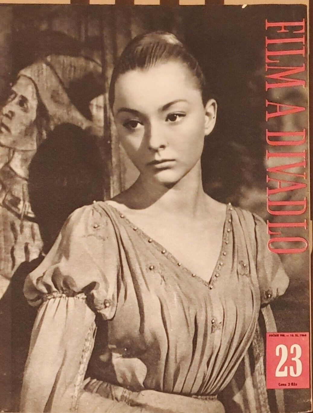 FILM A DIVADLO magazine side cover Issue 23  November 1964