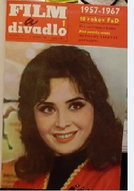 FILM A DIVADLO magazine side cover Issue 1  1967