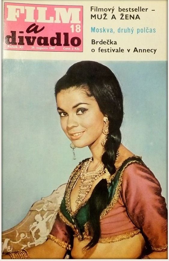 FILM A DIVADLO magazine side cover Issue 18  1967