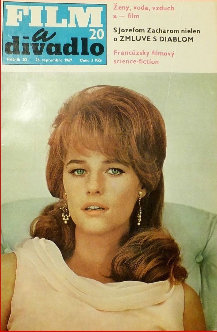 FILM A DIVADLO magazine side cover Issue 20 26 September 1967