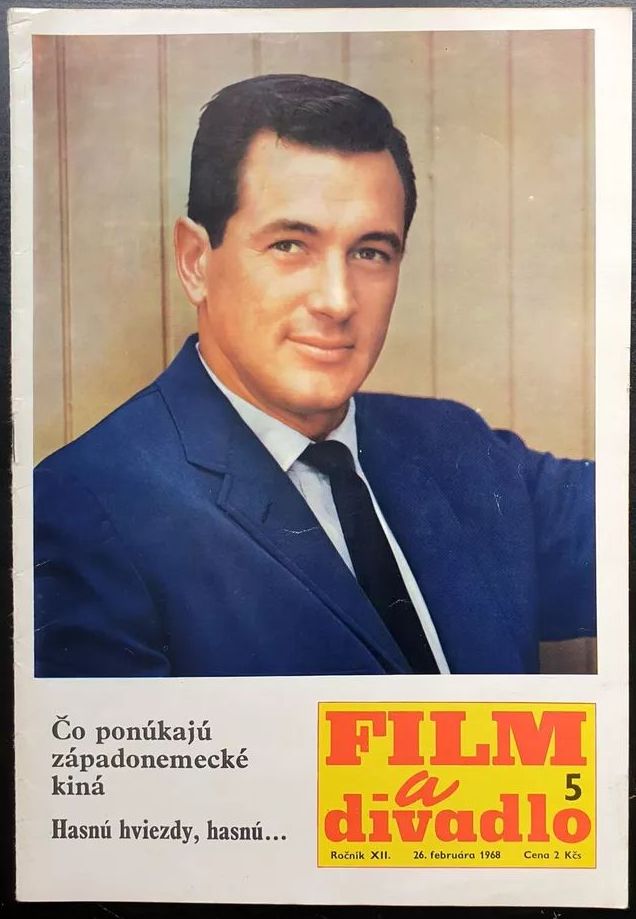 FILM A DIVADLO magazine side cover Issue 5  February 1968