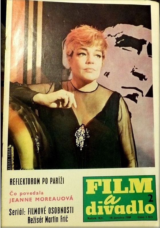 FILM A DIVADLO magazine side cover Issue 2  1968