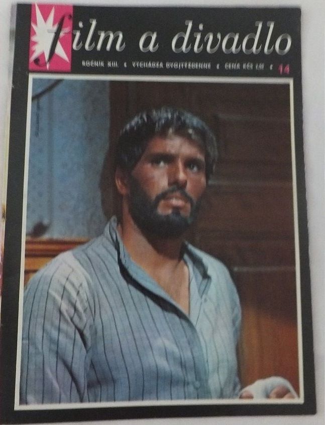 FILM A DIVADLO magazine side cover Issue 14  1969