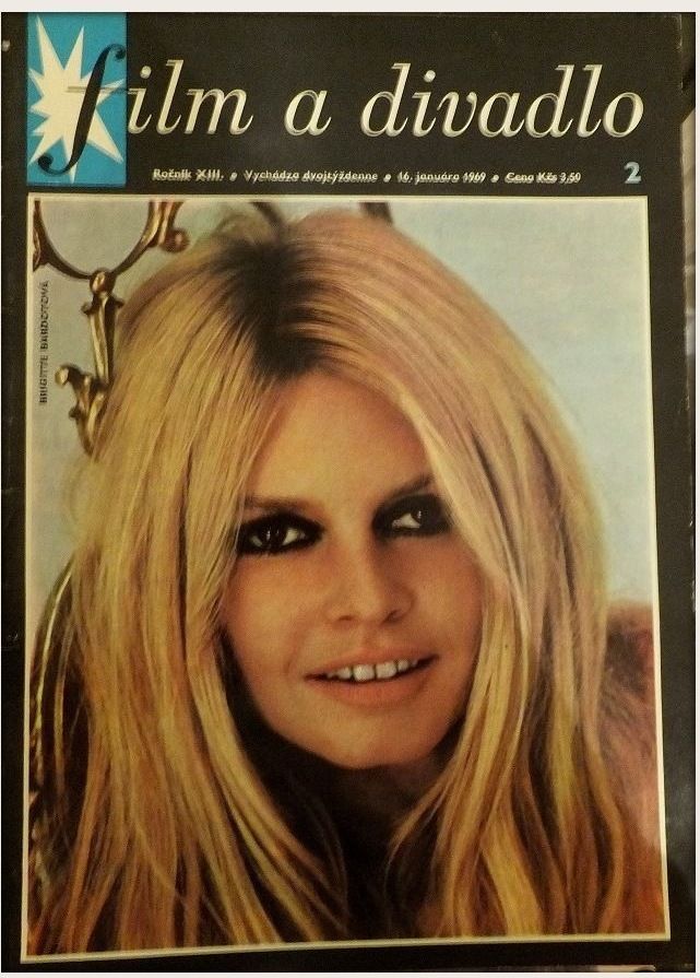 FILM A DIVADLO magazine side cover Issue 2  1969