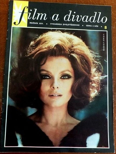 FILM A DIVADLO magazine side cover Issue 8  1970