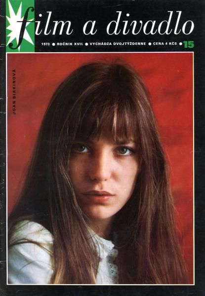 FILM A DIVADLO magazine side cover Issue 15  1973