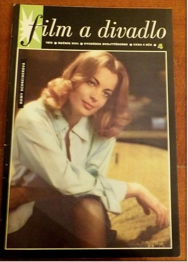 FILM A DIVADLO magazine side cover Issue 4  1973
