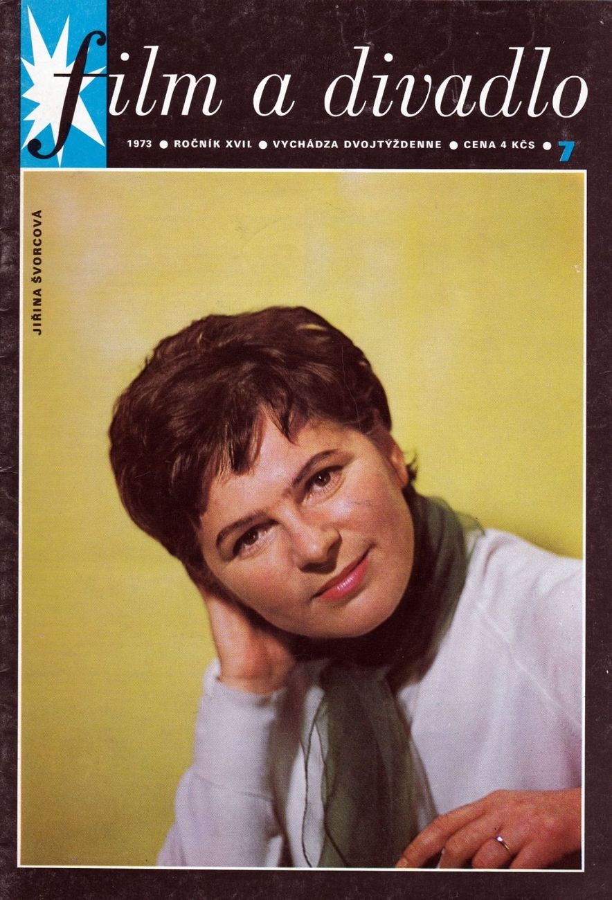 FILM A DIVADLO magazine side cover Issue 7  1973